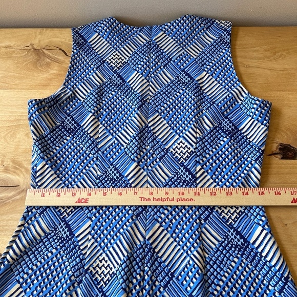 J MCLAUGHLIN DEVON DRESS M SHEATH PLAID SUMMER CASUAL OFFICE COASTAL TRAVEL - Picture 8 of 12